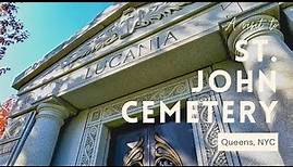 St. John Cemetery Visit - Home to Famous and Infamous Catholics | NYC