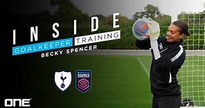 TECHNICAL Session with Spurs Rebecca Spencer | WSL Goalkeeper | INSIDE GOALKEEPER TRAINING