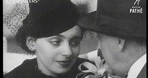 USA / SHOWBIZ: Elaine Barrie announces she wants divorce from actor John Barrymore (1937)