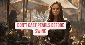 Don’t cast pearls before swine - Story & Meaning
