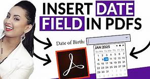 How to Insert a Date Calendar Field in PDF Using Adobe Acrobat Pro DC [Step by Step Tutorial]
