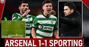 ARSENAL OUT! Pedro Gonçalves SCREAMER! Arsenal 1-1 Sporting Lisbon Highlights