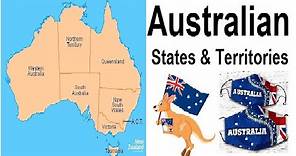 States and Territories of Australia/Provinces of Australia/Australia Political & Administrative Map