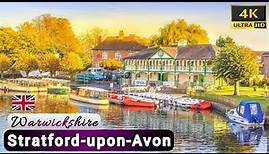 Stratford-upon-Avon 🇬🇧 | Warwickshire | 4K