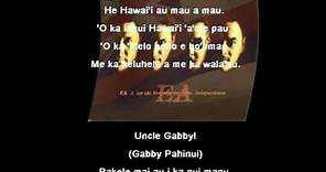 Hi'ilawe (w/ Lyrics) - Sudden Rush & Gabby Pahinui