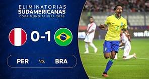 PERÚ vs. BRASIL [0-1] | RESUMEN | ELIMINATORIAS SUDAMERICANAS | FECHA 2