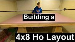 Building a 4x8 HO Layout Pt.1