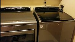 my new Whirlpool washer & dryer tour