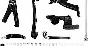 HDBUBALUS Forward Controls Complete Kit Levers Linkages Fit For Harley Softail Low Rider Street Bob FXBB FXLR FXLRS FXST 2018-2021