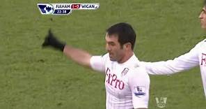 Giorgos Karagounis Goal || Fulham vs Wigan HD
