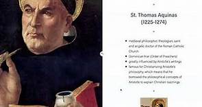 St. Thomas Aquinas' Theory of Natural Law