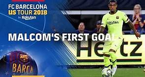 Malcom scores in his first match as a starter at Barça