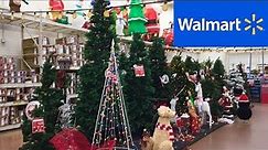 WALMART NEW CHRISTMAS DECORATIONS DECOR SHOP WITH ME SHOPPING STORE WALK THROUGH 4K
