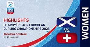 SCOTLAND v SWITZERLAND - Highlights - Le Gruyère AOP European Curling Championships 2023