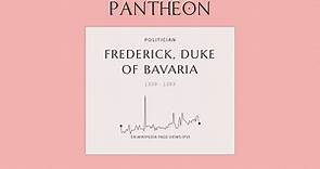Frederick, Duke of Bavaria Biography