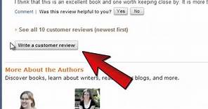 How to Post a Book Review on Amazon