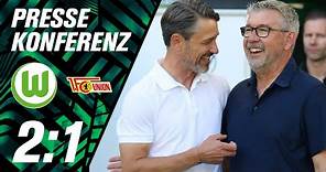 "Sieg erkämpft!" | Pressekonferenz mit Kovac/Fischer | VfL Wolfsburg - 1. FC Union Berlin 2:1