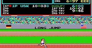 videogiochi anni 80\90 - Track and field with cheat - con trucchi