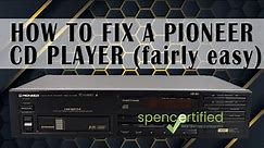 FIXING A VINTAGE CARTRIDGE-STYLE 6 DISC CD PLAYER CHANGER ASMR REPAIR PIONEER WON'T READ DISCS