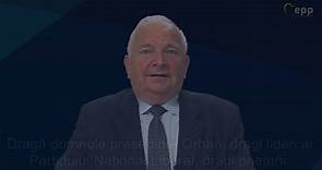Mesaj Joseph Daul, președintele Partidului Popular European
