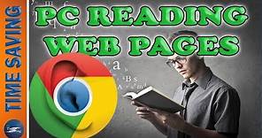 How to Make Google Chrome Read Docs and Web Aloud !!