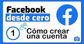 Cómo crear una cuenta de Facebook correctamente | Minicurso de Facebook