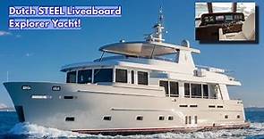BRAND NEW Dutch-Built STEEL Liveboard Explorer Yacht! | M/Y 'Felis'