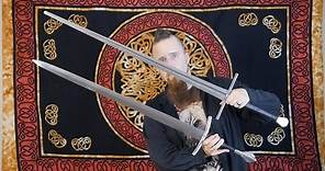 An example of a "true" bastard sword / hand-and-a-half sword