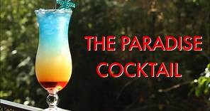 How To Make A Paradise Tropical Layered Cocktail | Drinks Made Easy