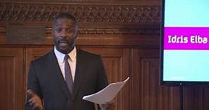 Actor Idris Elba delivers powerful speech on diversity in TV