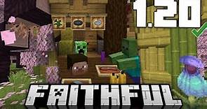 Faithful 1.20/1.20.4 Texture Pack Download & Install Tutorial