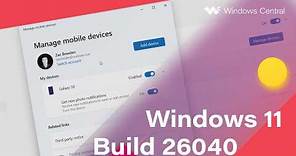 Windows 11 Build 26040 - New Install UI, Mobile Devices, Archive Options + MORE