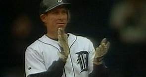 Alan Trammell gets his final hit in the Majors