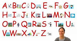 Learn French. Pronunciation : French alphabet (l'alphabet français)