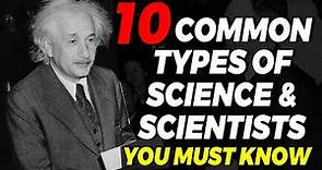 10 Common Types of Science and Scientists | Learn Science & Scientists Vocabulary | English Learning
