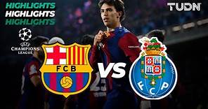 Barcelona vs Porto - HIGHLIGHTS | UEFA Champions League 23/24 | TUDN