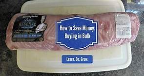 How to Save Money: Buying in Bulk
