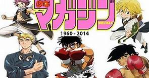Evolution of Weekly Shōnen Magazine (1960-2014) by Anime Openings