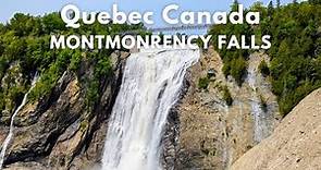 Exploring the Montmorency Falls in Quebec, Canada | Walk Tour 4K UHD