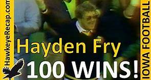 Hayden Fry - Highlights of 100 Wins as Iowa Hawkeyes Head Football Coach (1979-1991)
