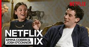 Charles and Diana Chat - Josh O'Connor and Emma Corrin | The Crown | Netflix IX