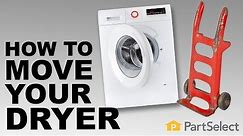 Moving Tips: How to Move Your Dryer | PartSelect.com