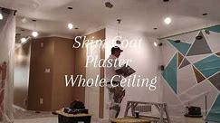 Popcorn Ceiling Texture Removal (by Sanding Machine)
