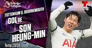Goal Son Heung-Min - Tottenham v. Bournemouth 23-24 | Premier League | Telemundo Deportes