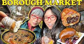 Must Eats of London's BOROUGH MARKET! Delicious Food Tour