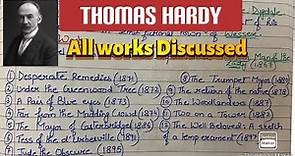 Thomas Hardy| All works|Notes