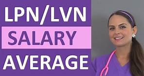 LPN Salary | LVN Salary | Licensed Practical Nurse Salary, Income