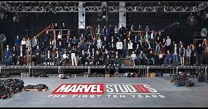 Marvel Studios 10th Anniversary Announcement – Class Photo Video