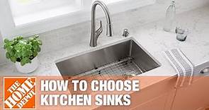 Types of Kitchen Sinks | The Home Depot