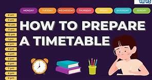 How to prepare Timetable for studies | How to prepare Timetable for studies | Letstute.